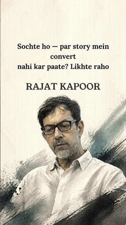 Rajat Kapoor — Template cover, run by the pipeline · GIFLIF Fest