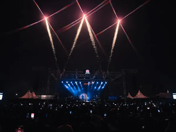 Papon Live — The main stage in full production