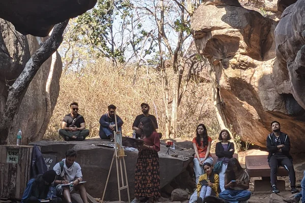 Concert in a Cave — Bhimbetka rock shelters · with Kavish Seth · 2022