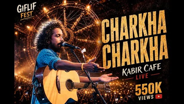 Charkha Charkha | Live Indian Music | Kabir Bhajan | Neeraj Arya's Kabir Cafe | GIFLIF Fest