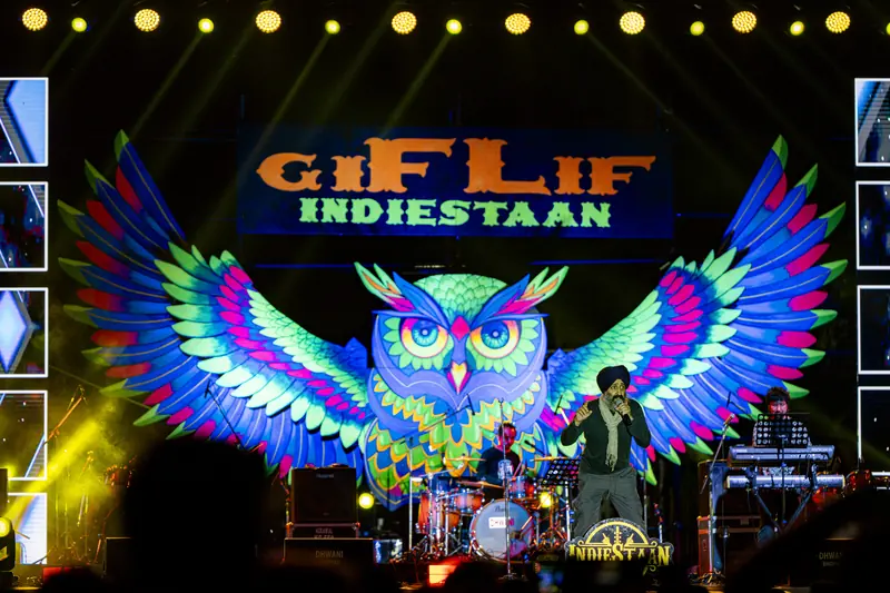 Rabbi Shergill performing at Indiestaan Music Festival